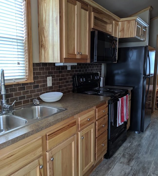 Gorgeous kitchenette in our AirBNB house