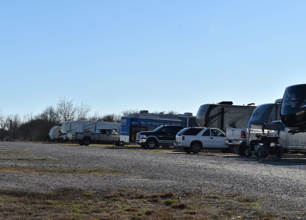 Brushy Creek Premium RV sites with concrete patios